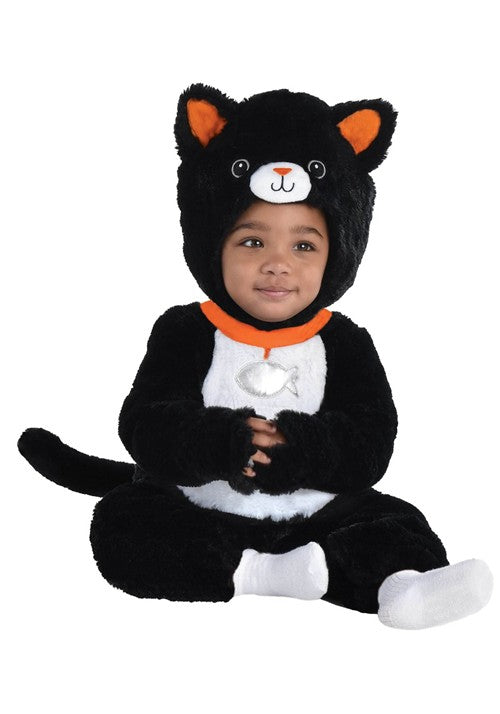 Cuddly Black Cat Infant Costume
