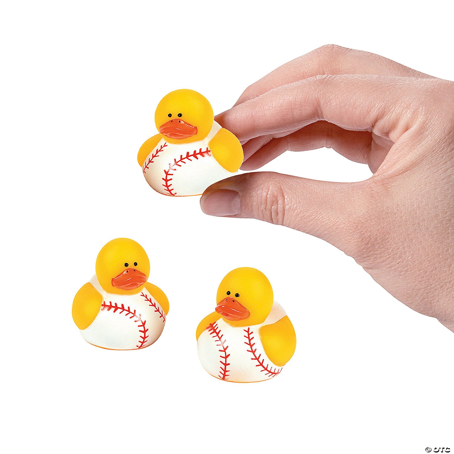 Mini Baseball Rubber Duckies
