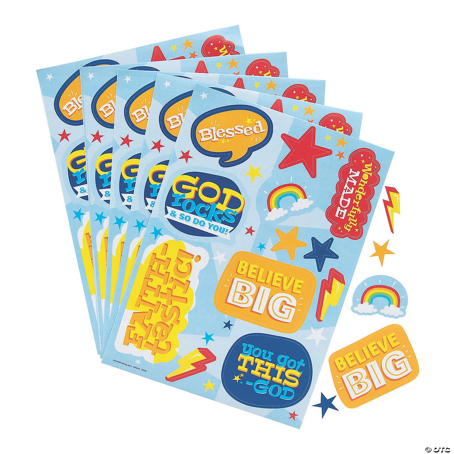 Religious Positivity Stickers