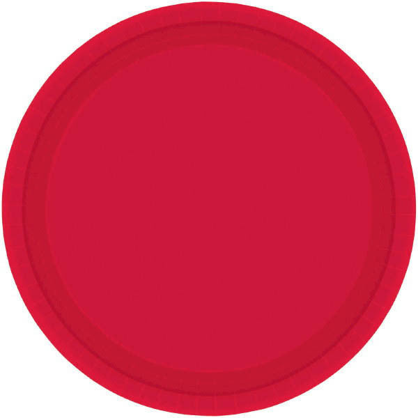 Red 10" Paper Plates - 50ct.