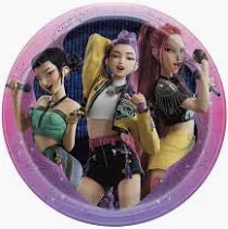 KPop Demon Hunters 9" Paper Plates - 8ct.