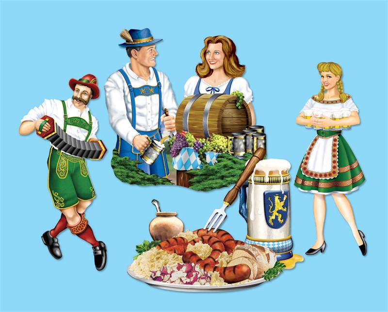 Oktoberfest Assorted Style Cutouts