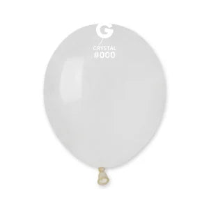 Clear Gemar Latex Balloons- #000