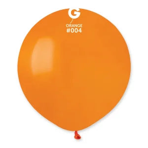 Orange Gemar Latex Balloons- #004