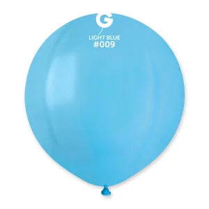 Light Blue Gemar Latex Balloons- #009