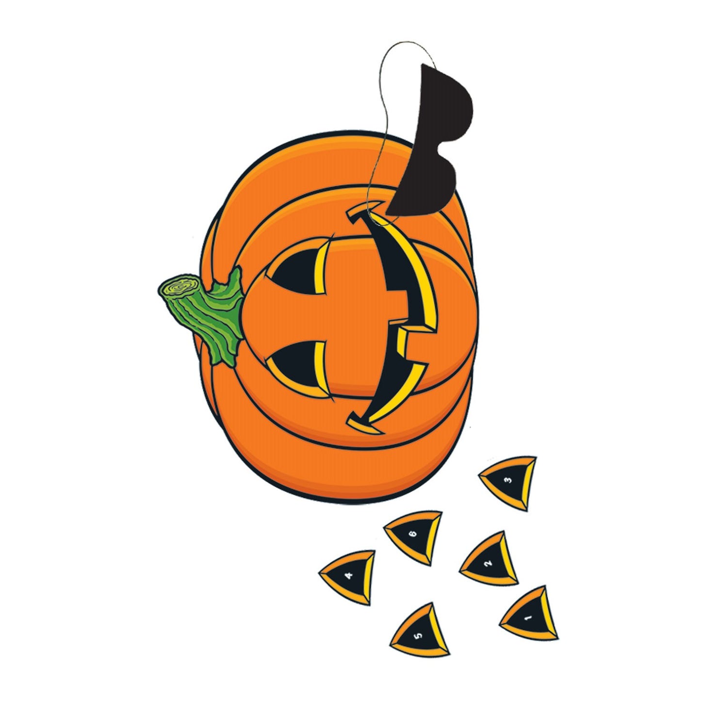 GAME - PIN THE NOSE ON THE PUMPKIN