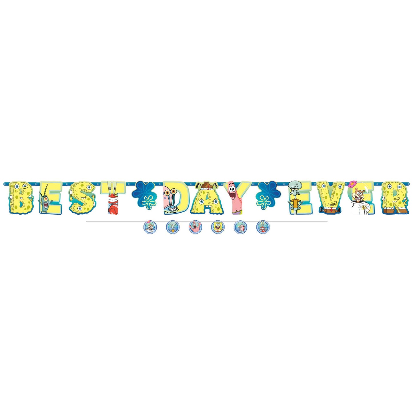 SpongeBob Jumbo Letter Banner Kit