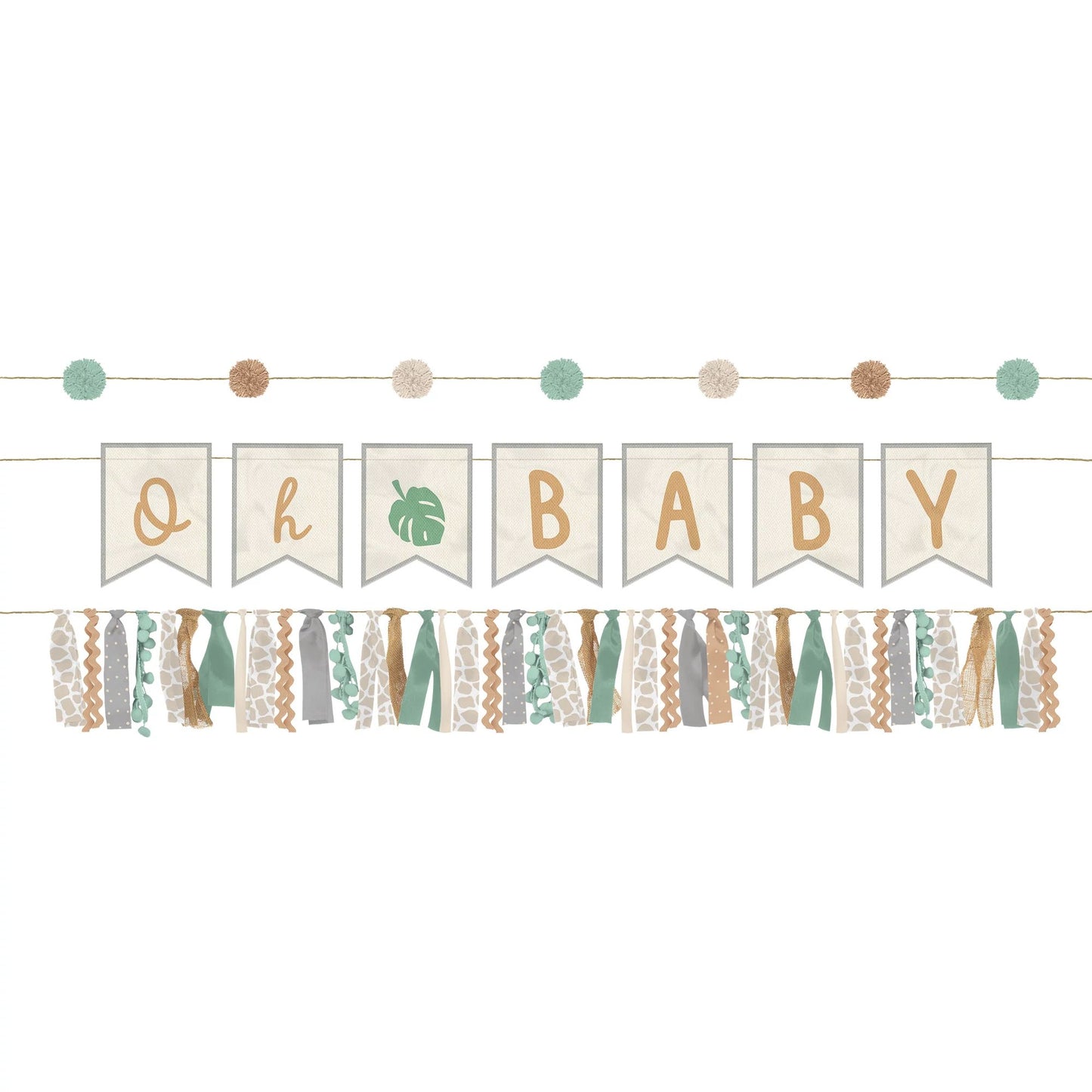 SOFT JUNGLE BANNER SET