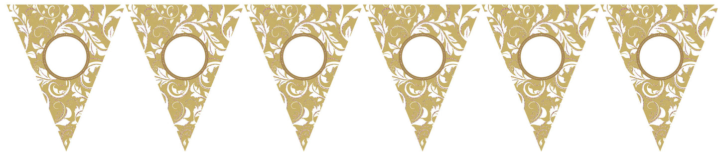 GOLD PERSONALIZED BANNER KIT