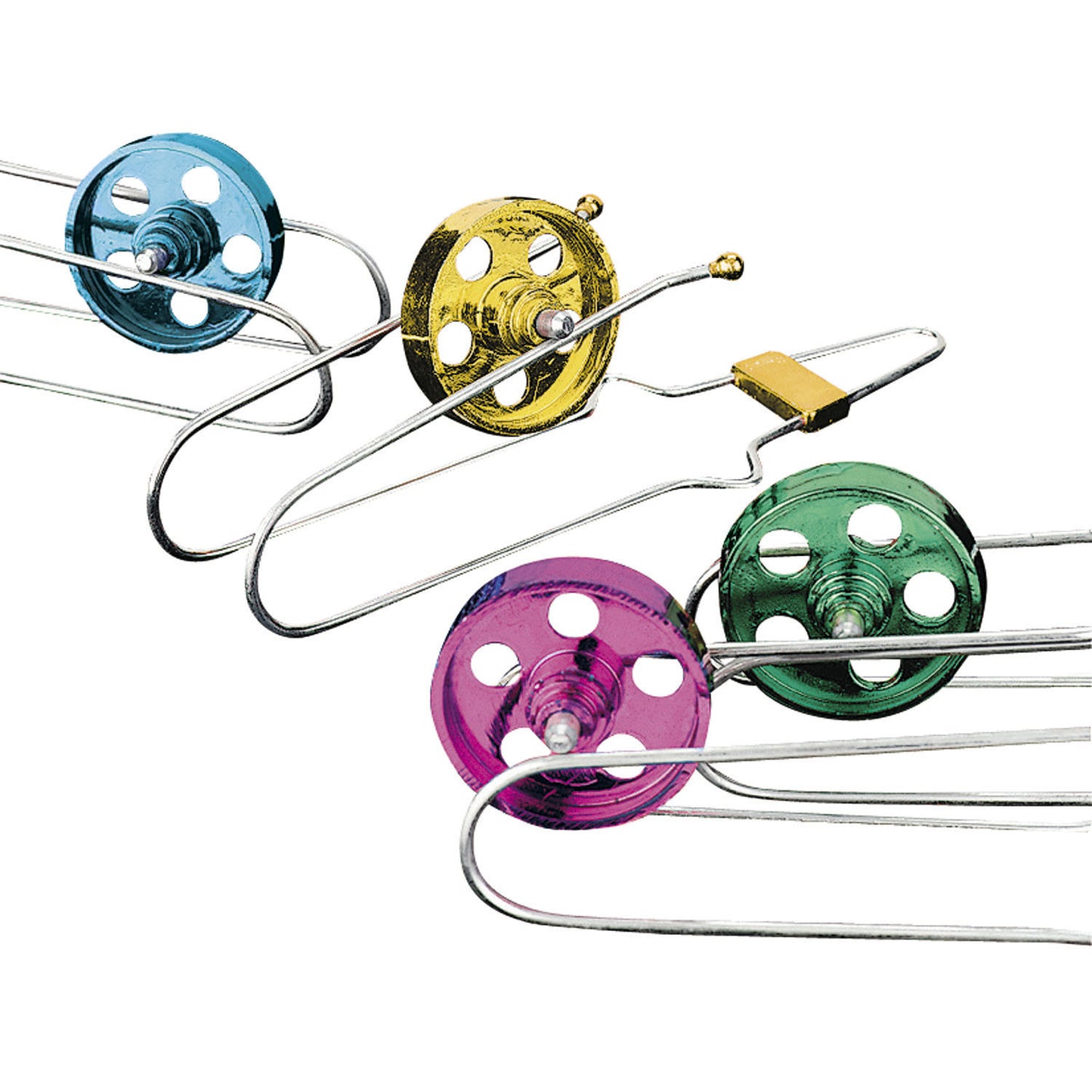 SPIN WHEELS - METALLIC MAGNETIC 12 CT/PKG