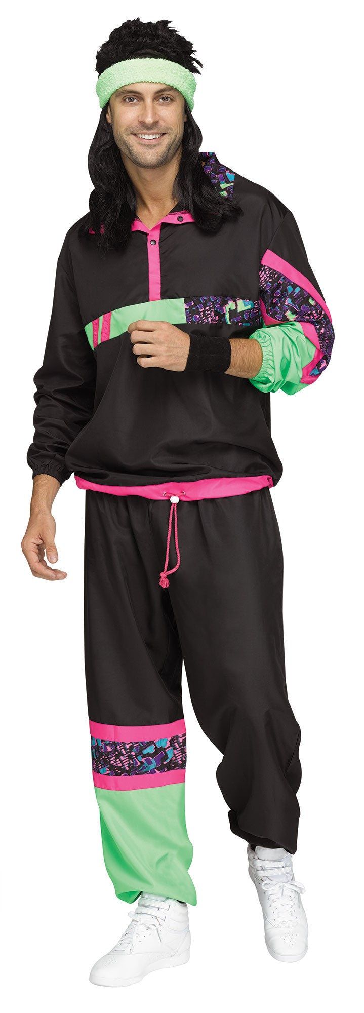ADULT TRACK SUIT 80'S COSTUME