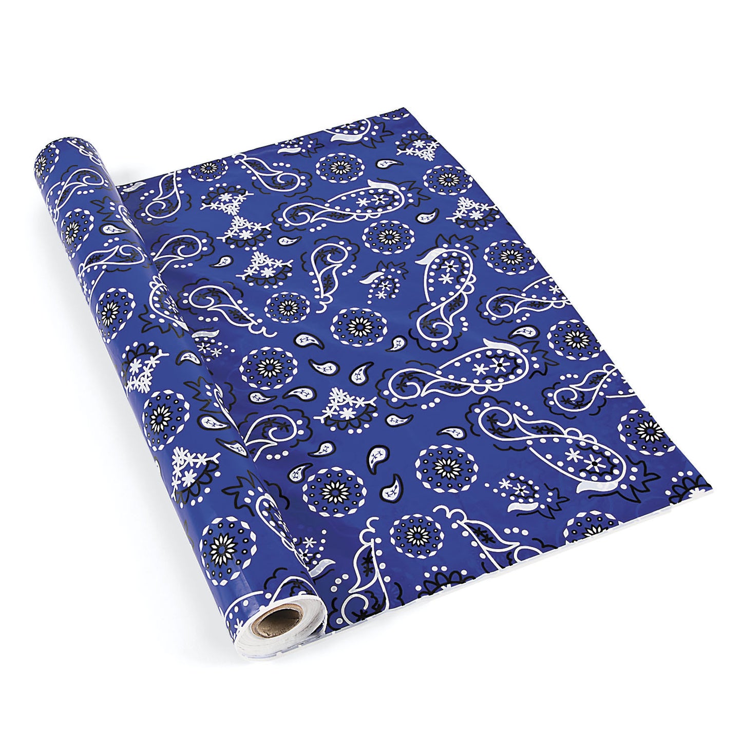 Blue Bandana Plastic Tableroll