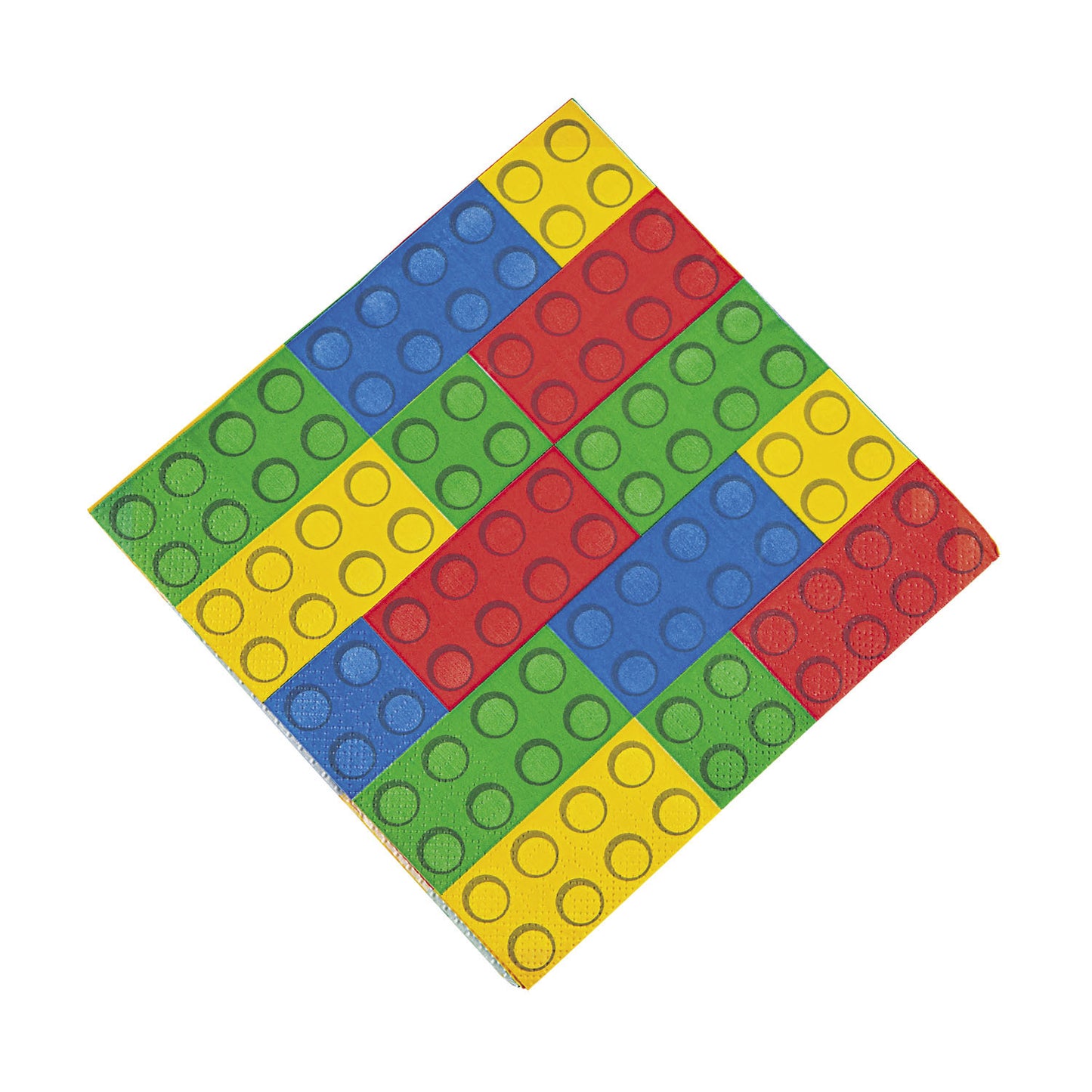 BLOCK PARTY NAPKINS LUNCHEON 16PCS/PKG