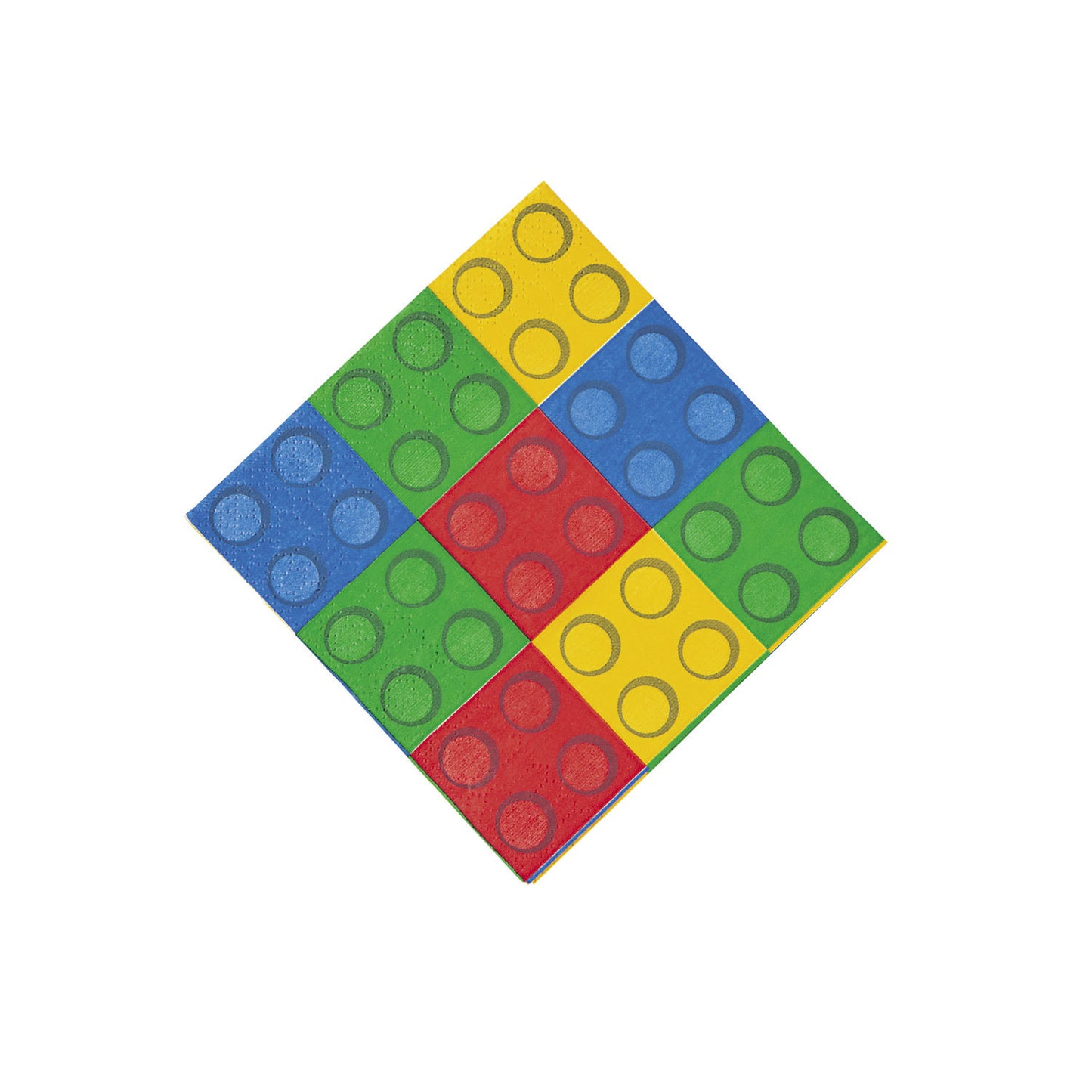 BLOCK PARTY NAPKINS BEVERAGE 16PCS/PKG