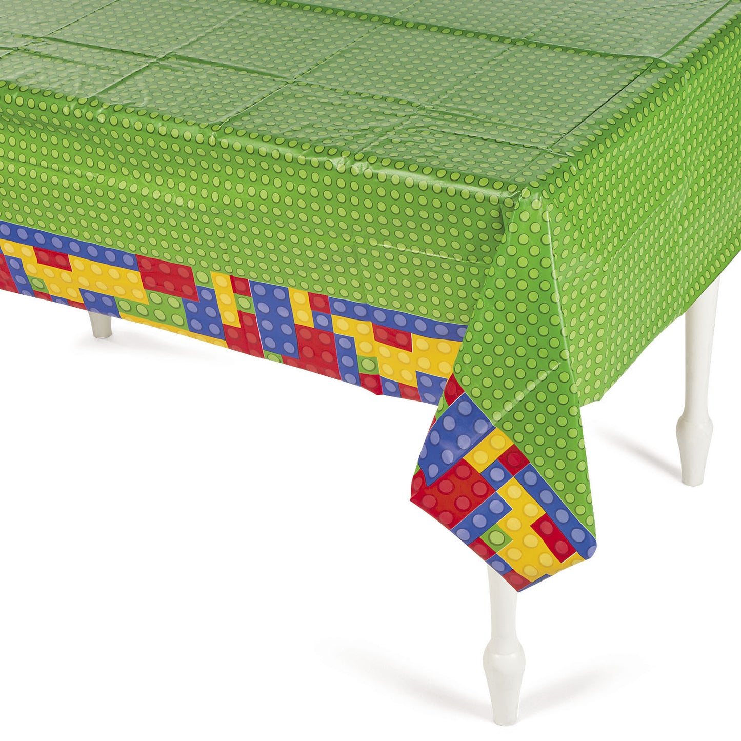 BLOCK PARTY TABLECOVER 54" X 108" 1PC/PKG