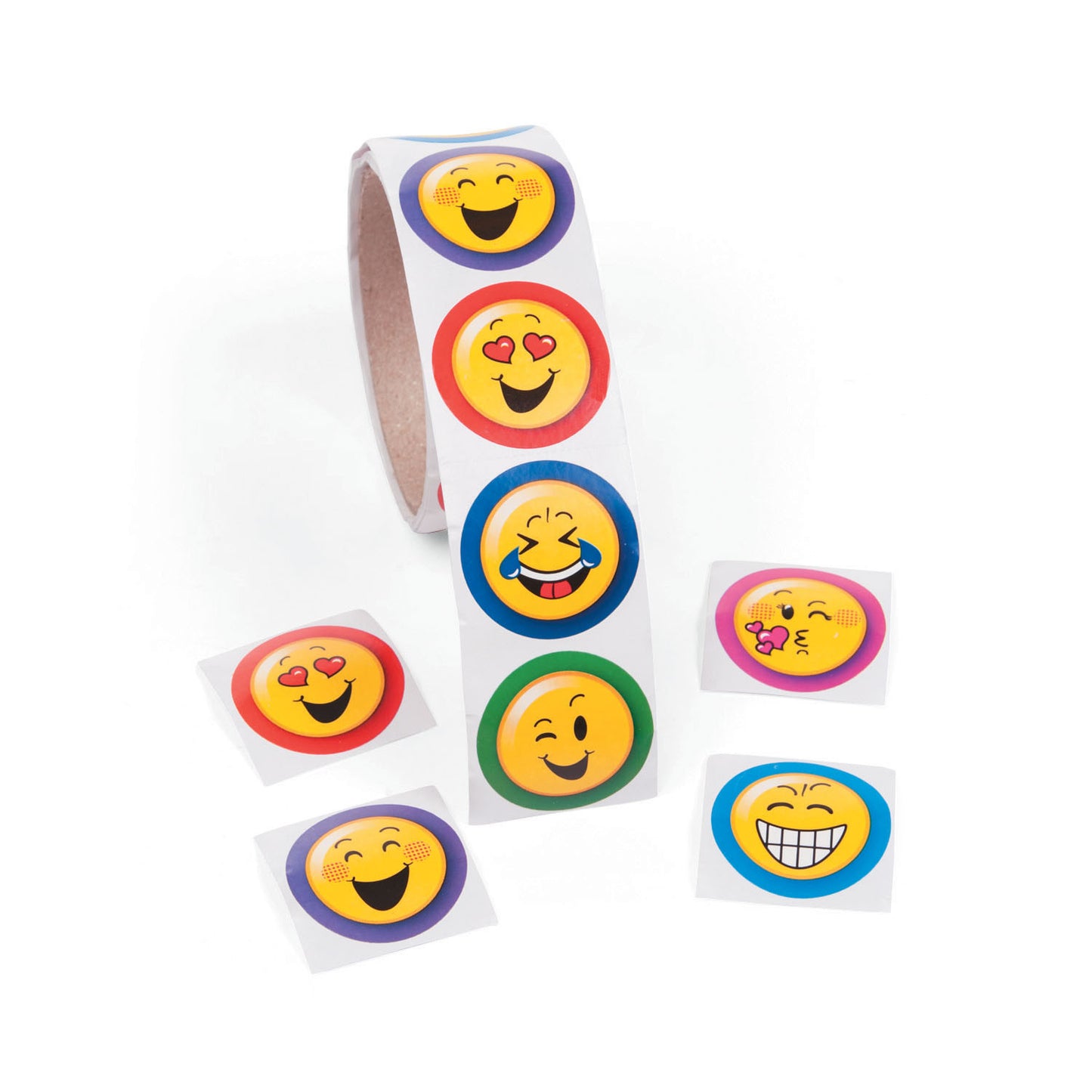 EMOJI ROLL STICKERS 100PCS/ROLL