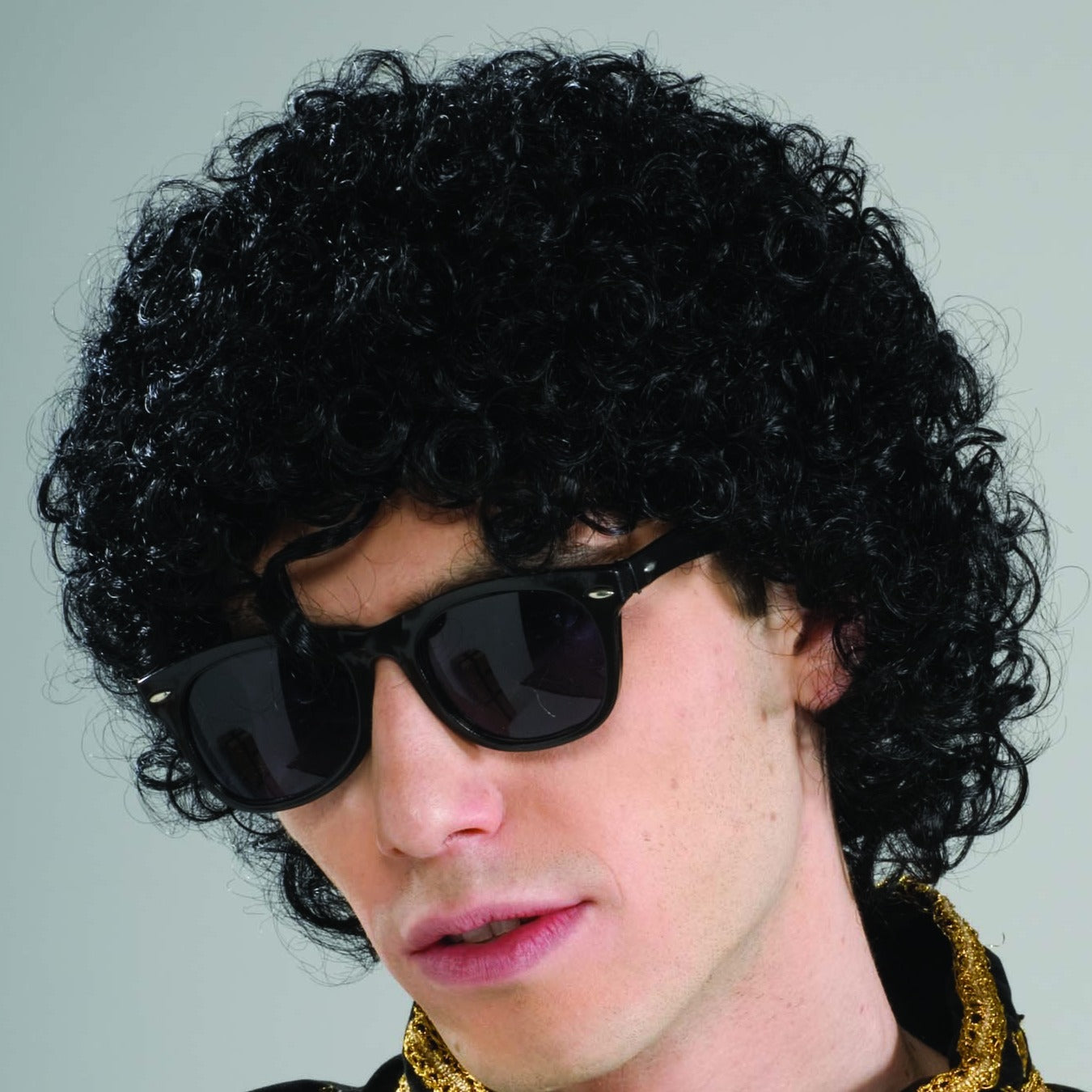 Deluxe Short Black Afro Wig