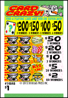 CARD CRAZY PULL TAB 2688 TICKETS