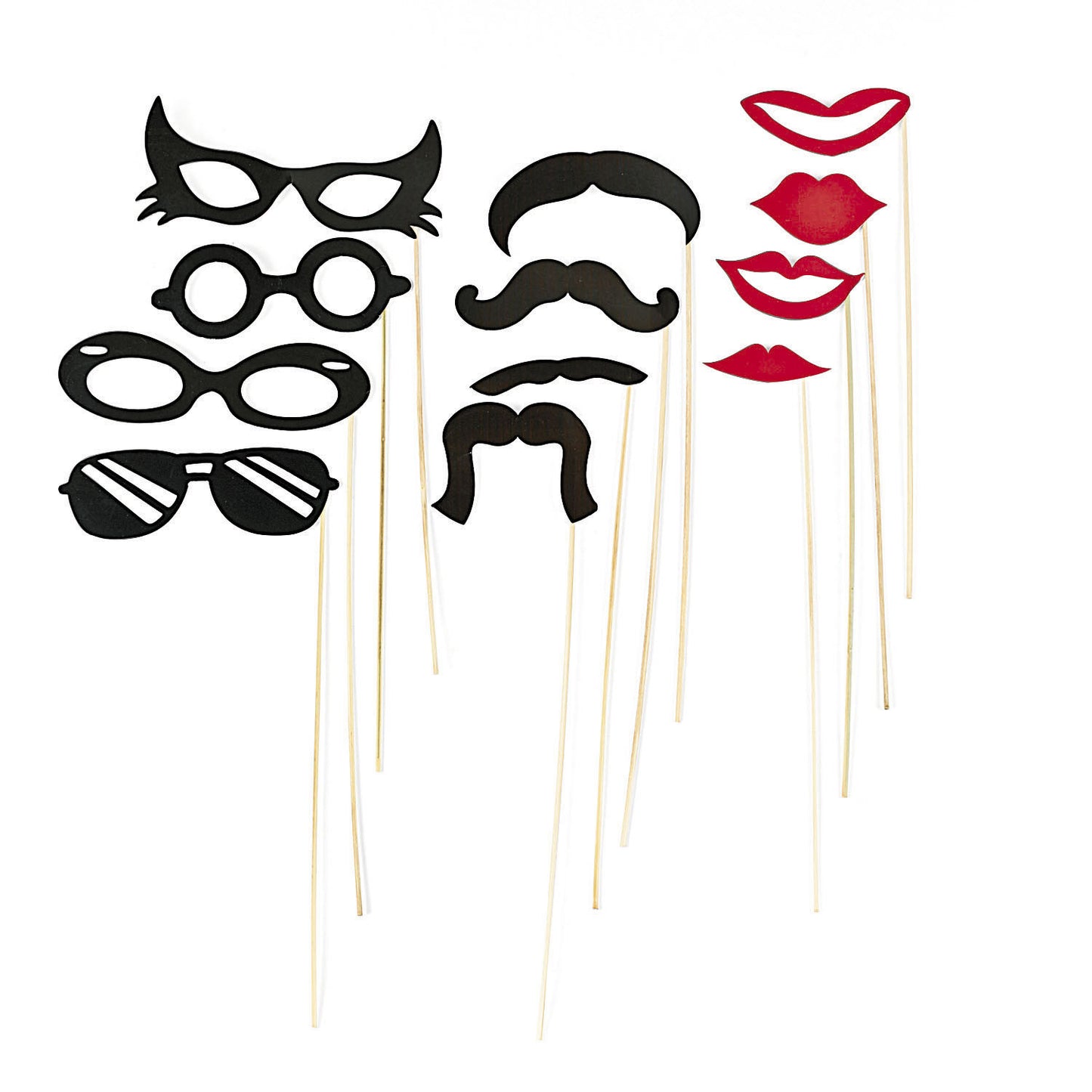 COSTUME PROPS ON A STICK 12PCS/PKG