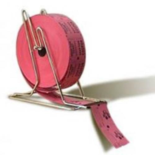 BRASS PLATED ROLL TICKET HOLDER