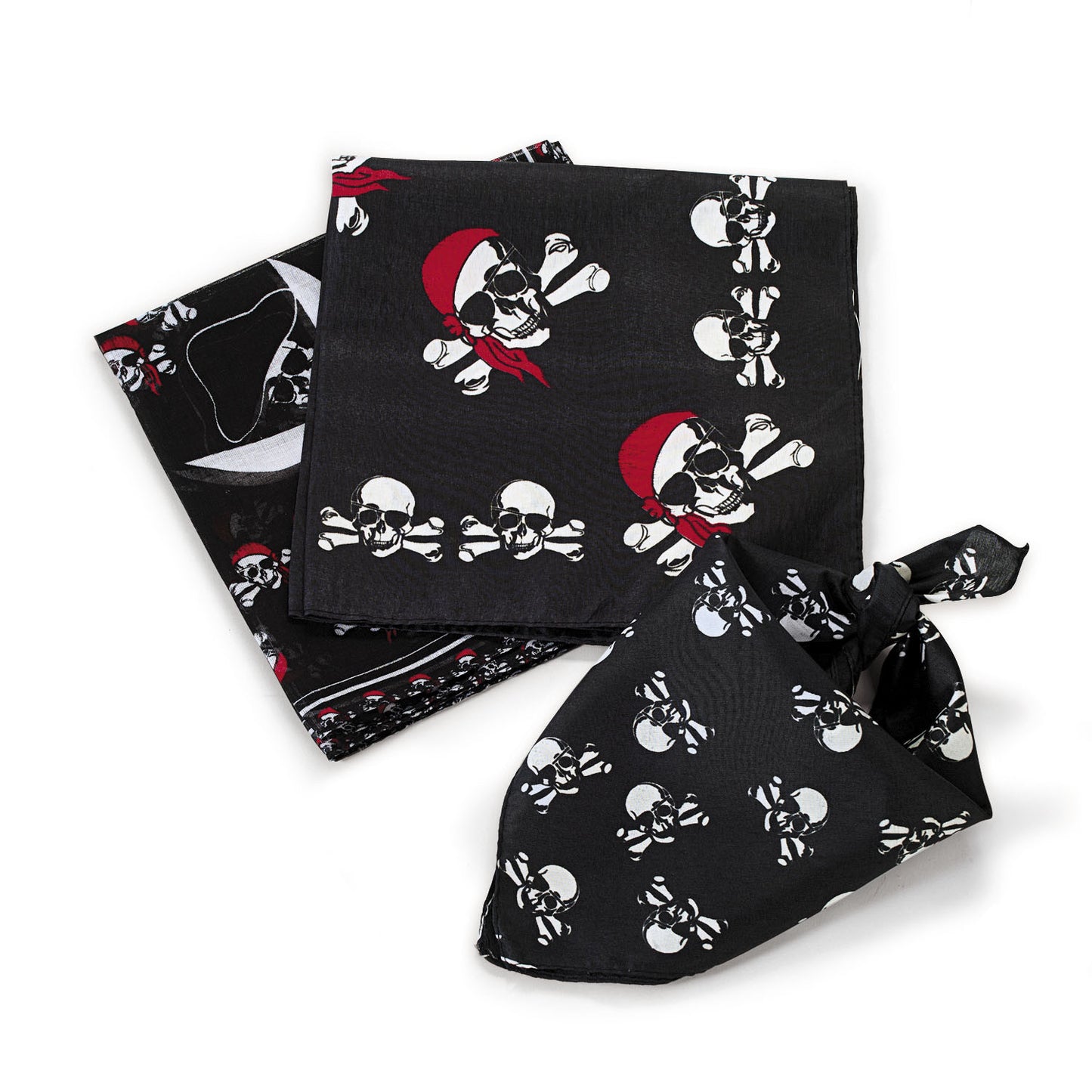 BANDANA - PIRATE 12 CT/PKG