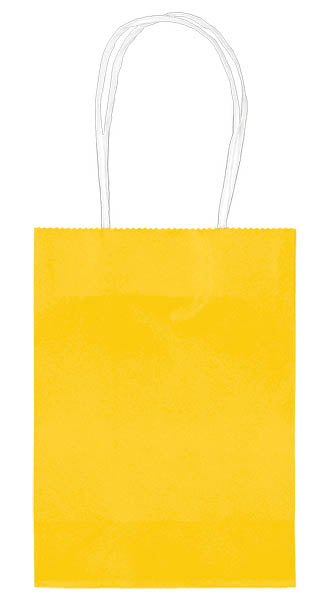 BAG - YELLOW SOLID SMALL CUB EACH