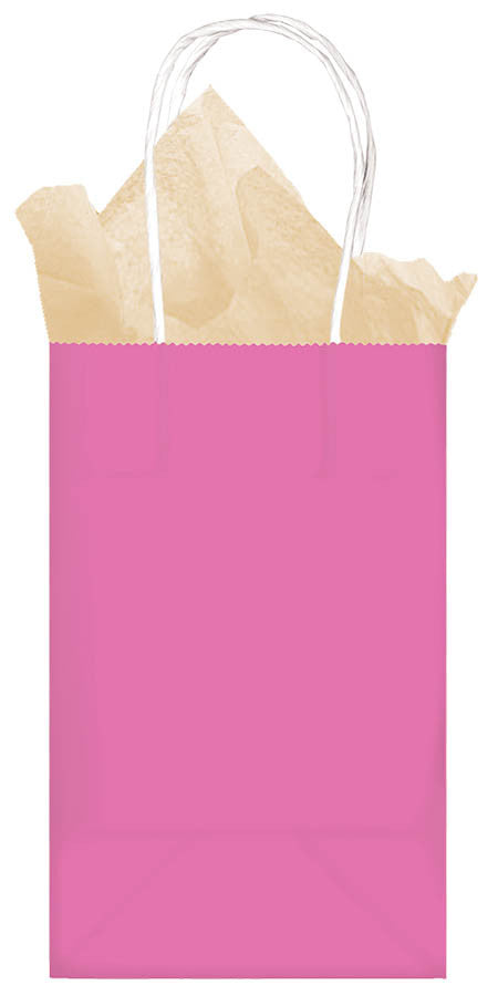 Small Hot Pink Gift Bag
