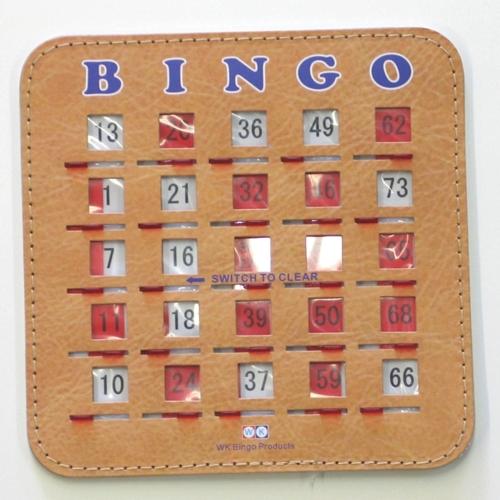 BINGO SLIDE SHUTTER CARD 1PC