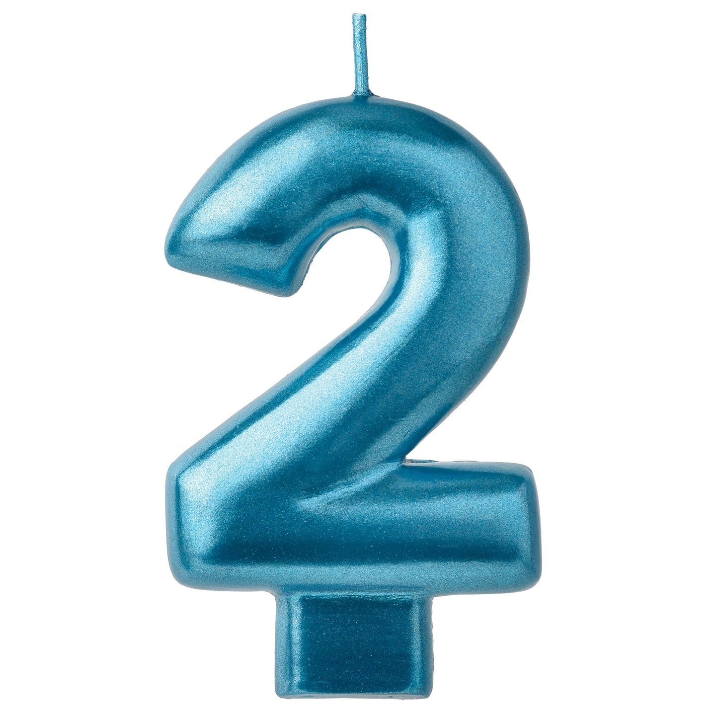 Metallic Blue Candle- #2