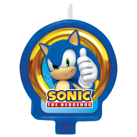 SONIC PARTY BIRTHDAY CANDLE