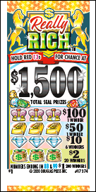 REALLY RICH PULL TAB 2700 TICKETS