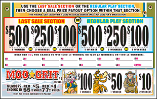 MOO GRIT PULL TAB 984 TICKETS