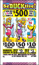 SEDUCKTIVE PULL TAB 984 TICKETS