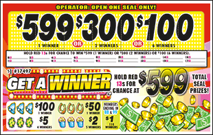 GET A WINNER PULL TAB 1200 TICKETS