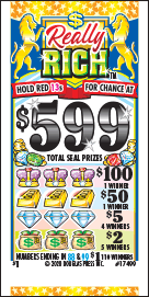 REALLY RICH PULL TAB 1200 TICKETS