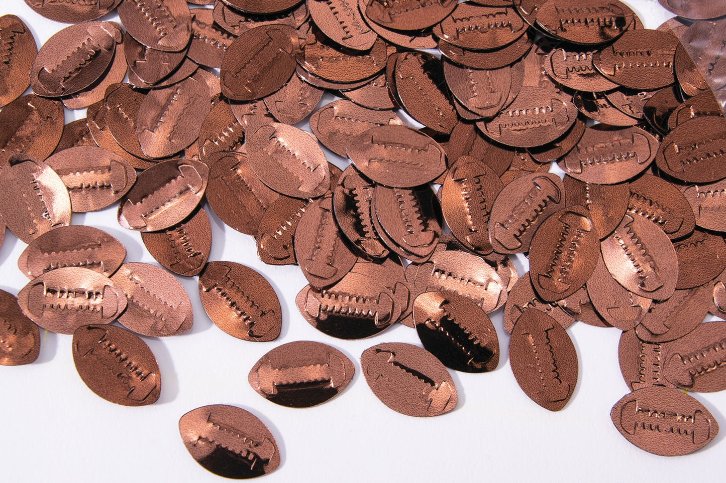 Brown Football Confetti