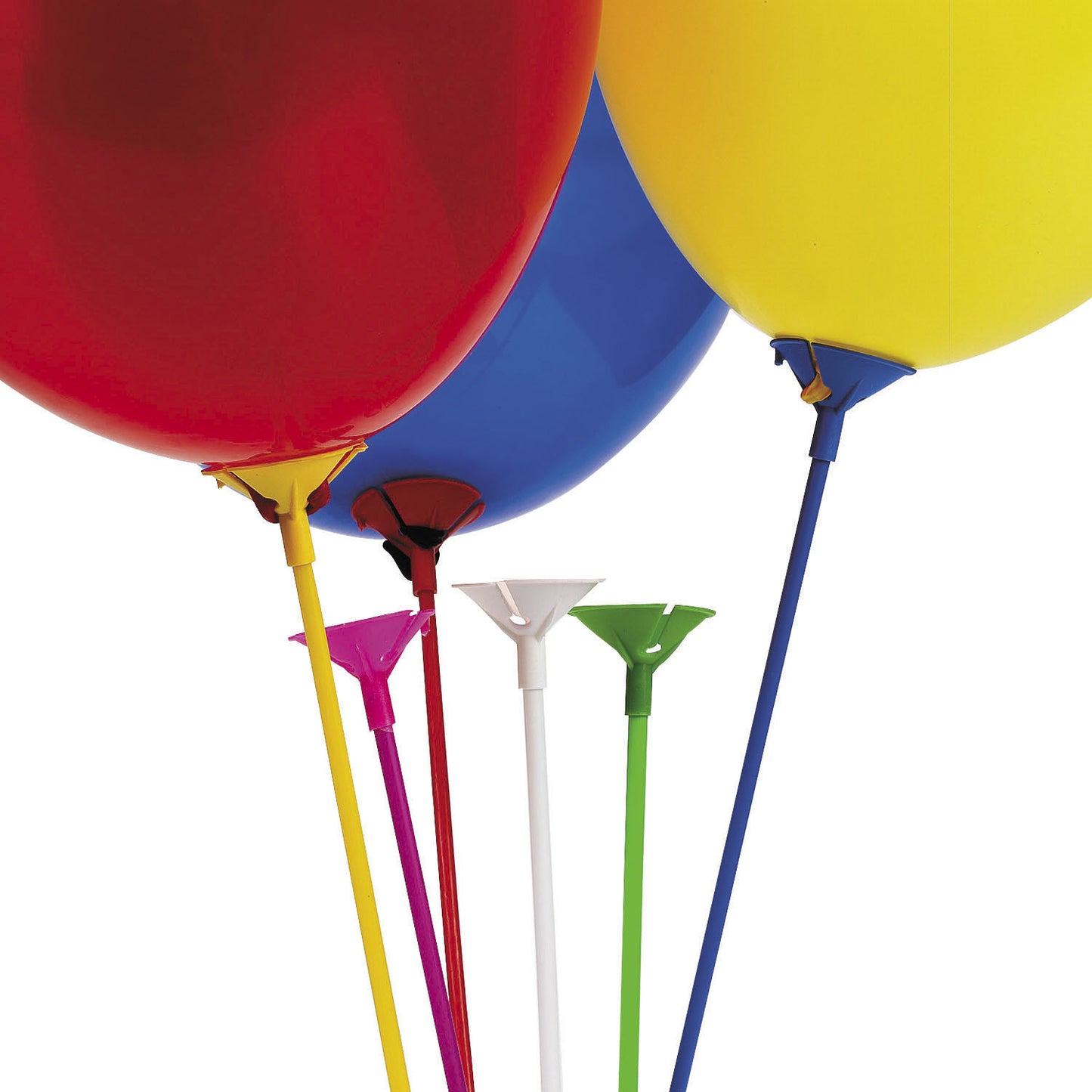 BALLOON STICK - MULTI COLOR W/CUP