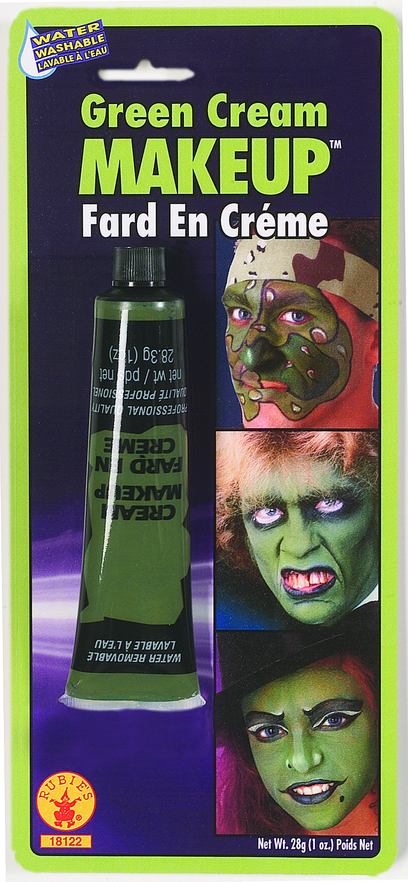 MAKE UP - GREEN CREAM 1 OZ TUBE