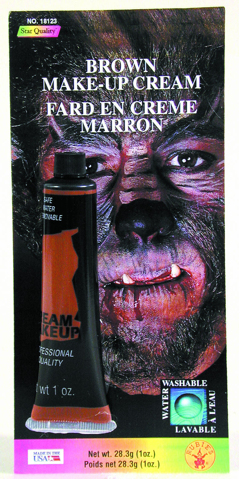 MAKE UP - BROWN CREAM 1 OZ TUBE