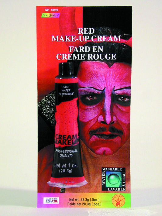 MAKE UP - RED CREAM 1 OZ TUBE