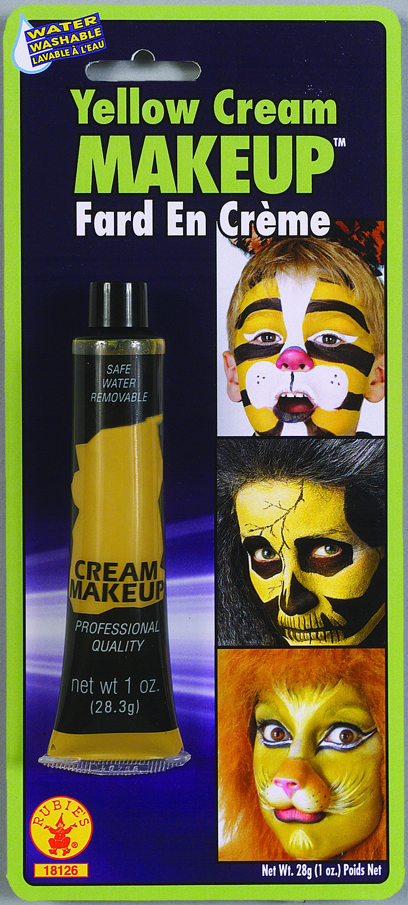 MAKE UP - YELLOW CREAM 1 OZ TUBE