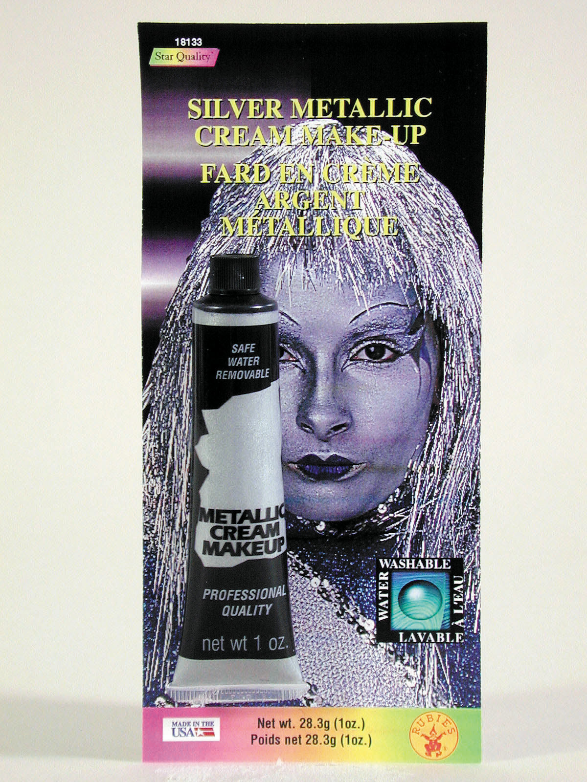 MAKE UP - SILVER METALLIC CREAM 1 OZ TUBE