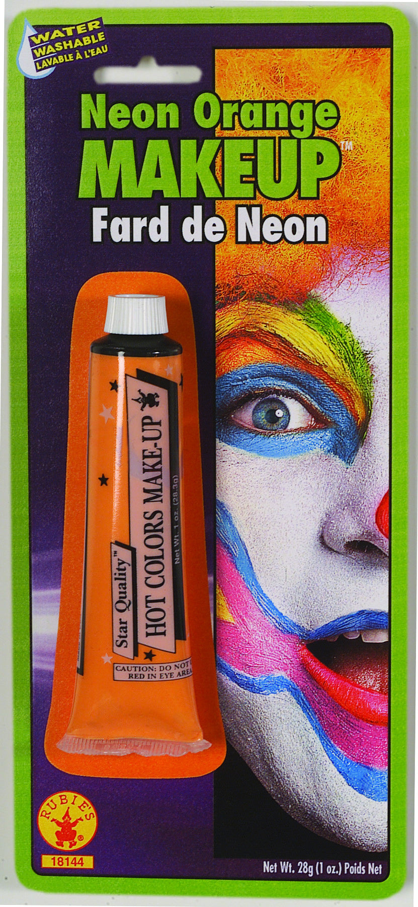 MAKE UP - ORANGE NEON CREAM 1 OZ TUBE