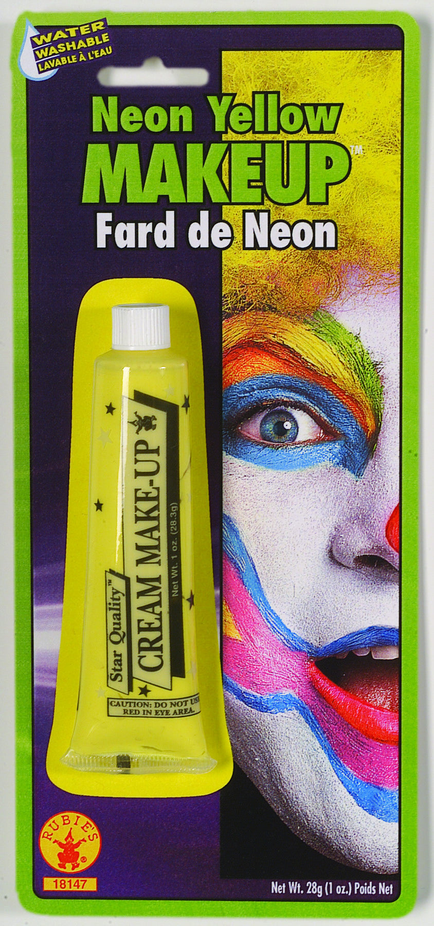 MAKE UP - NEON YELLOW 1 OZ TUBE