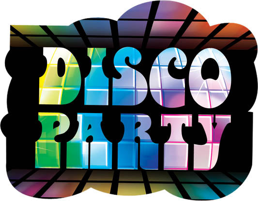 MEGA PACK OF DISCO CUTOUTS