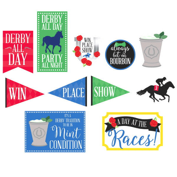 Derby Day Cutouts