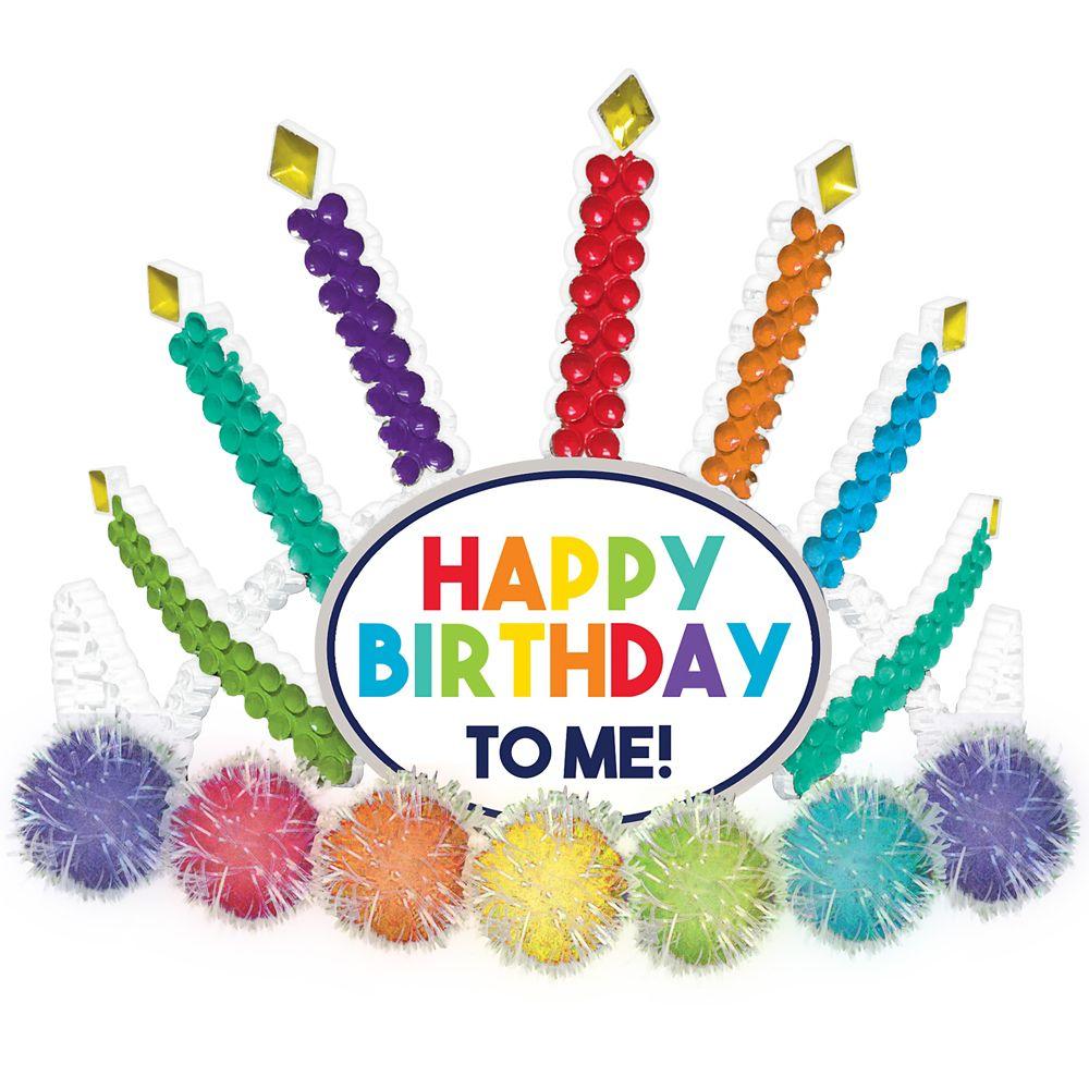 RAINBOW HAPPY BIRTHDAY LIGHT UP TIARA
