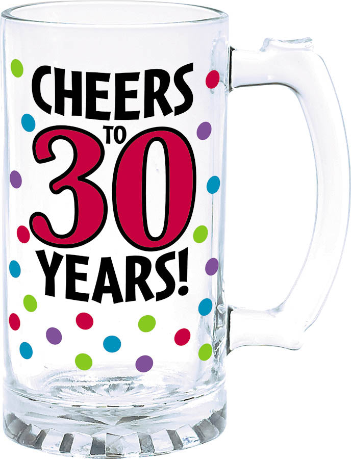 CHEERS TO 30 YEARS TANKARD