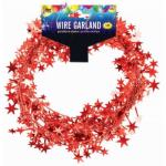 25 FT. STAR GARLAND - RED