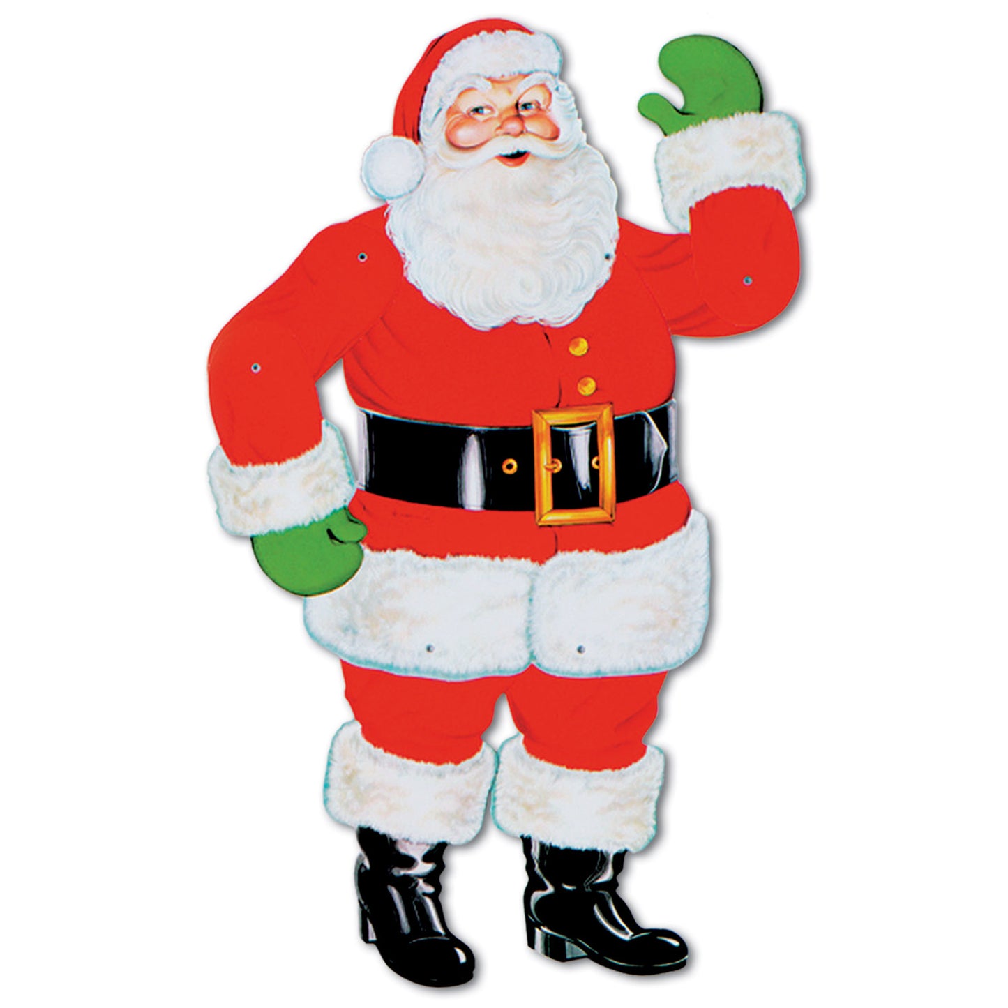 JOINTED SANTA CUTOUT 29"